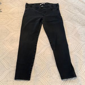 LC Lauren Conrad pull on jeggings size 12, black